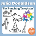 Julia Donaldson Themed Pin Punching Templates
