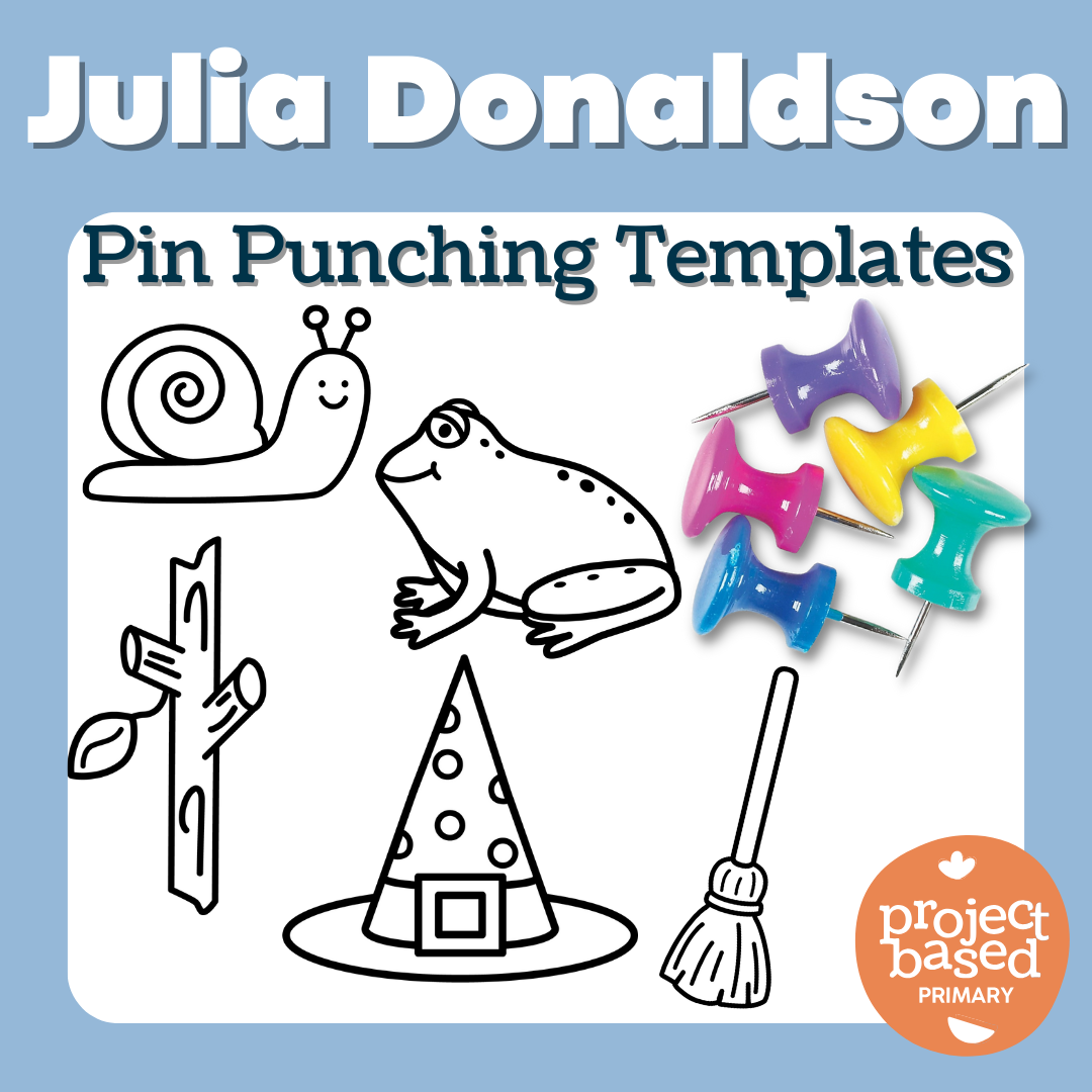 Julia Donaldson Themed Pin Punching Templates