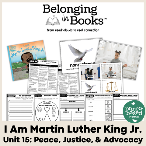 I Am Martin Luther King Jr. Belonging in Books™ Reading Comprehension Week-Long Unit