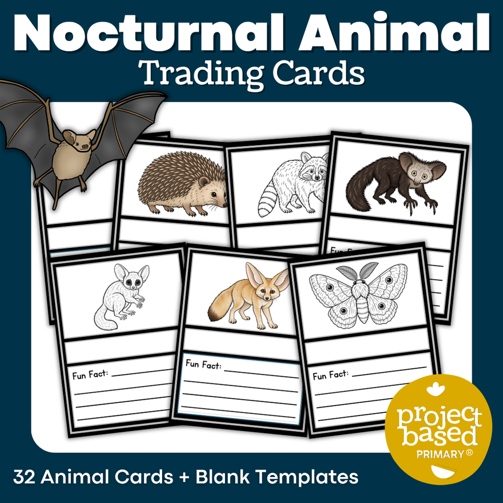 Nocturnal Animals Project Based Learning Research Bundle