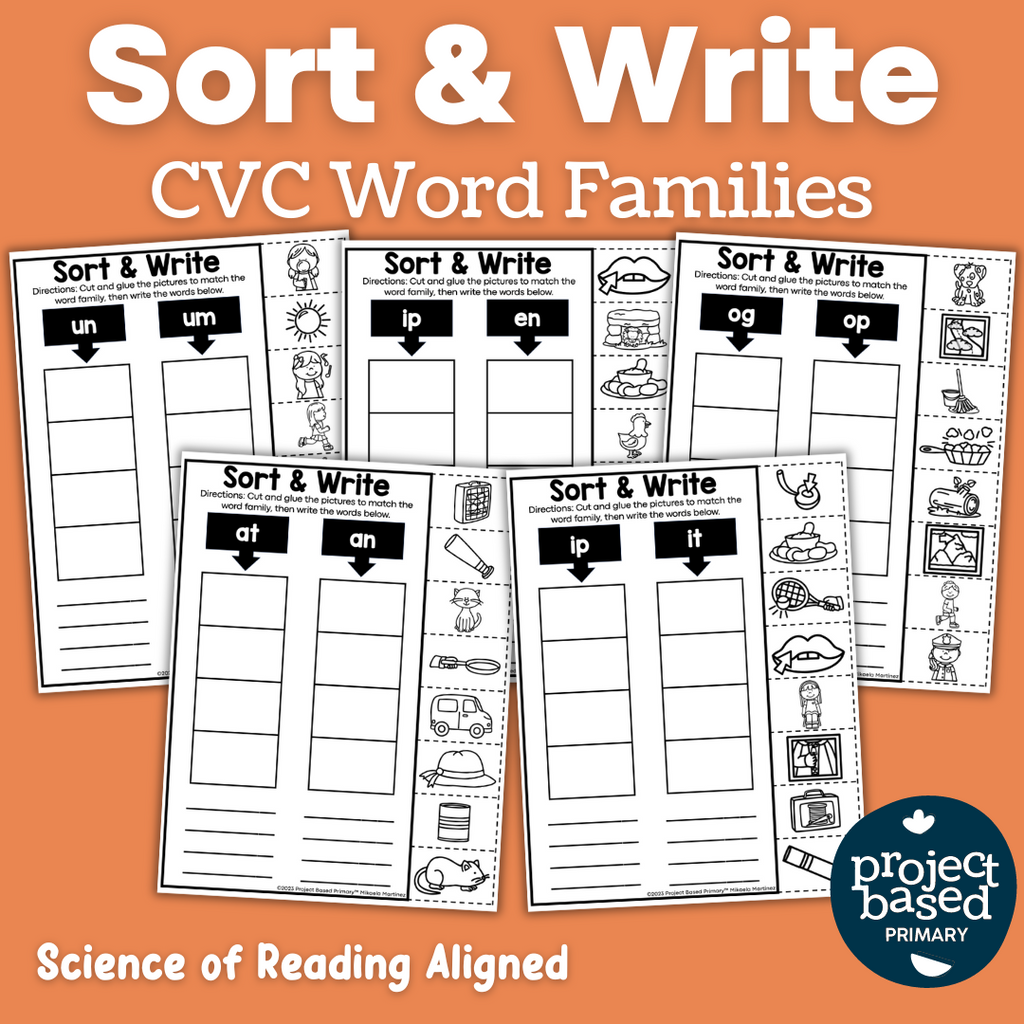 CVC No Prep Printables Bundle