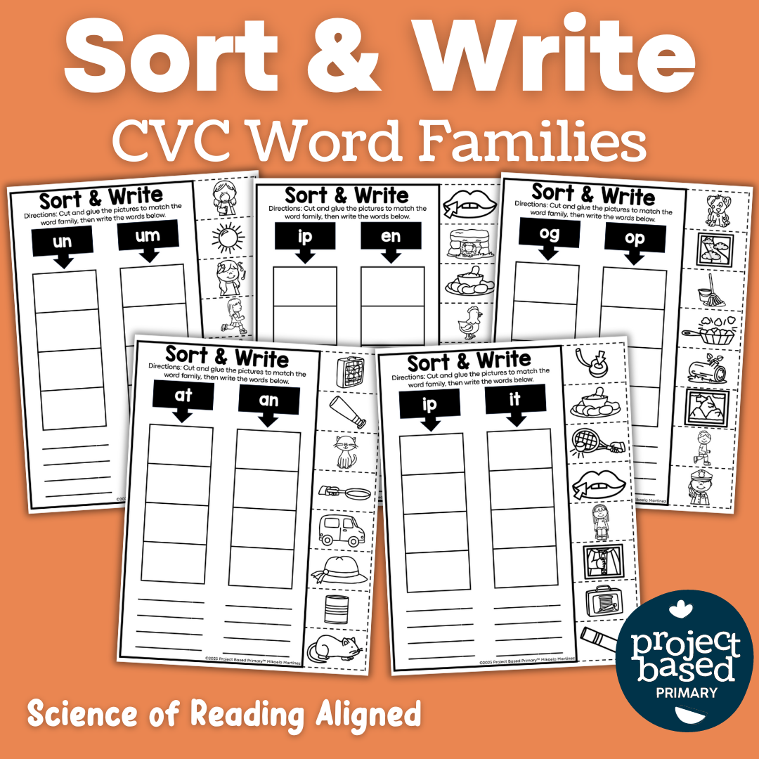 CVC No Prep Printables Bundle
