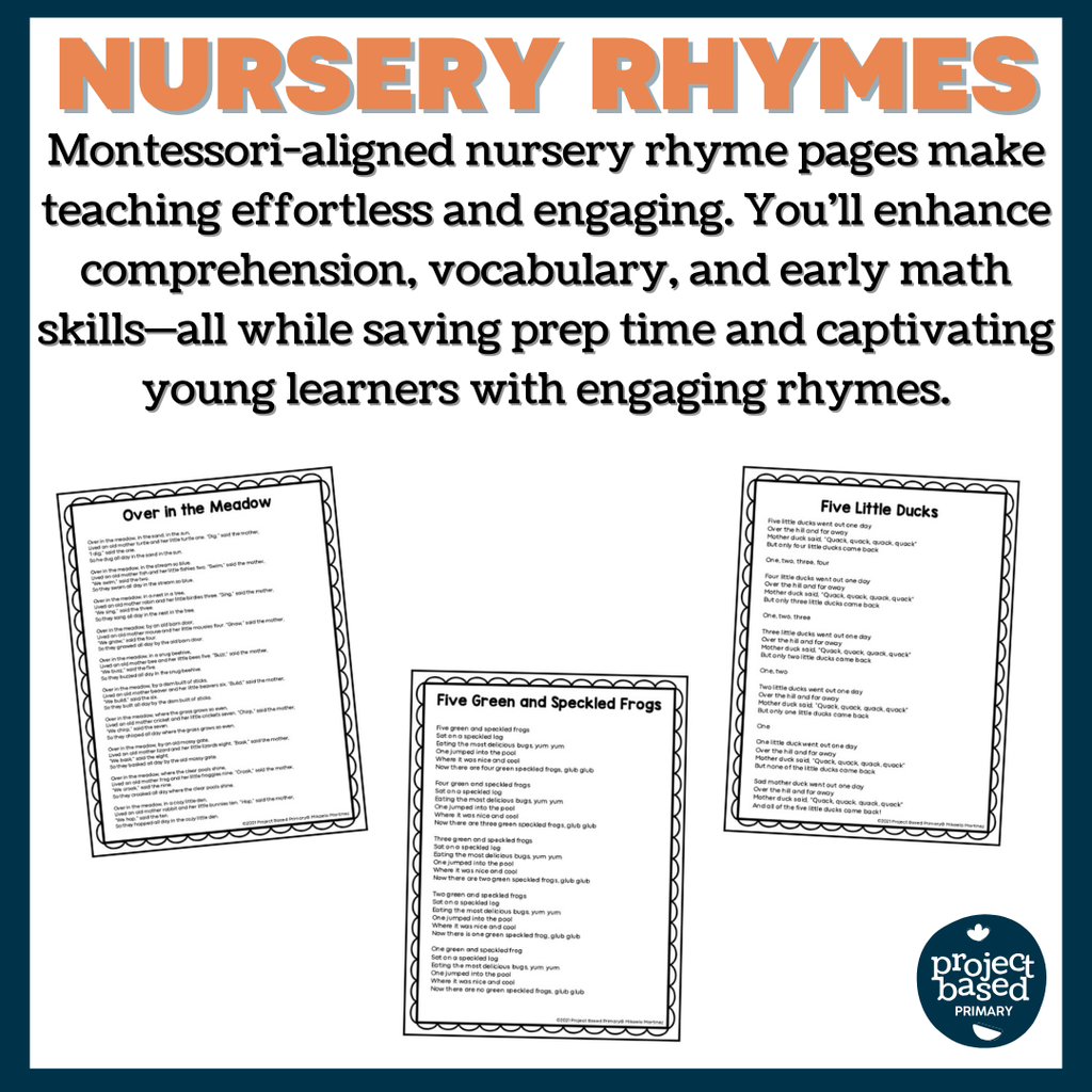 Nursery Rhyme Sequencing (Montessori Aligned)
