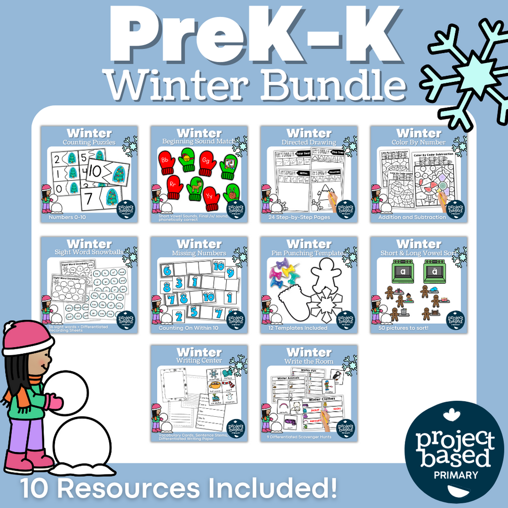 PreK-Kindergarten Seasonal Mega Bundle