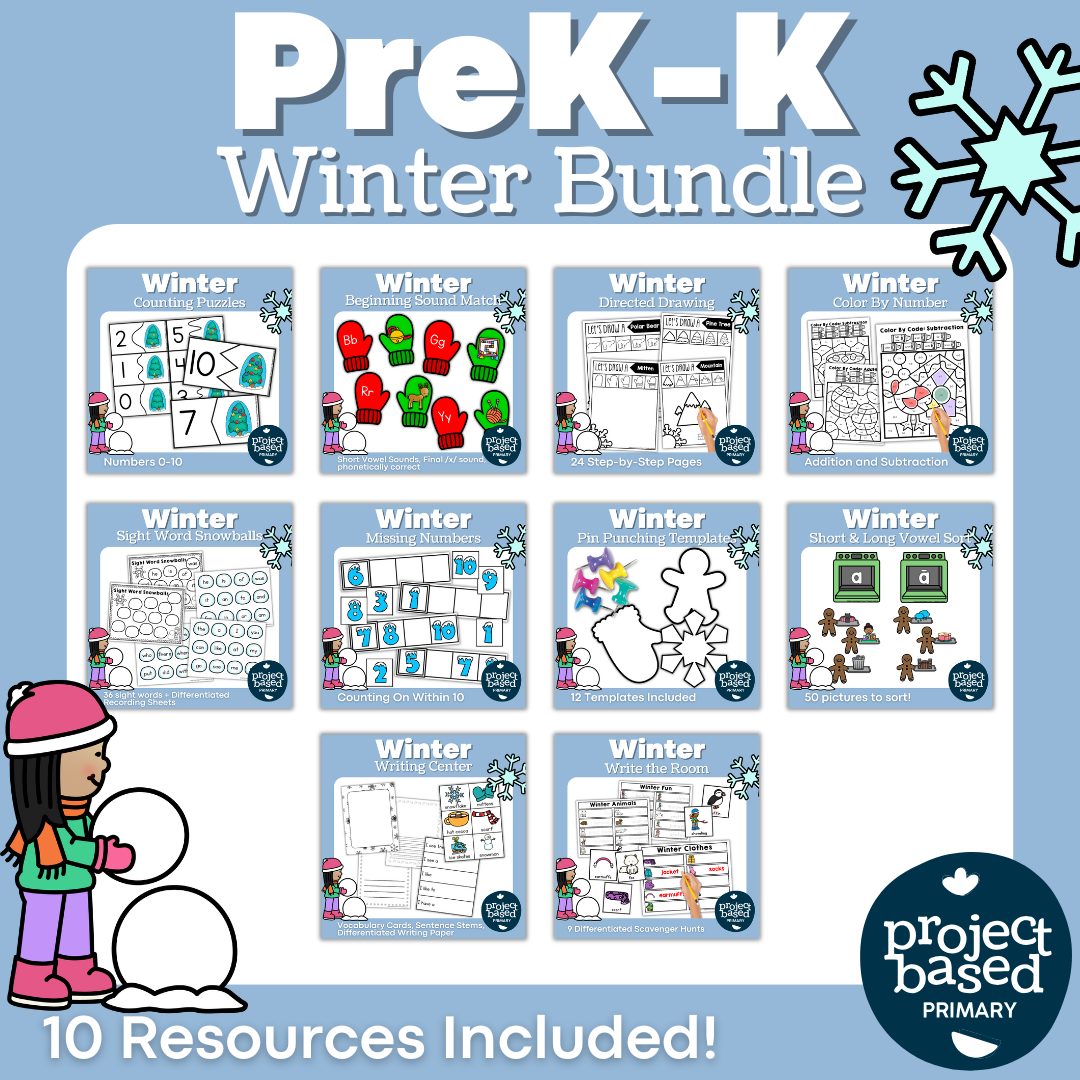 PreK-Kindergarten Seasonal Mega Bundle