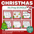 Christmas No Prep BUNDLE