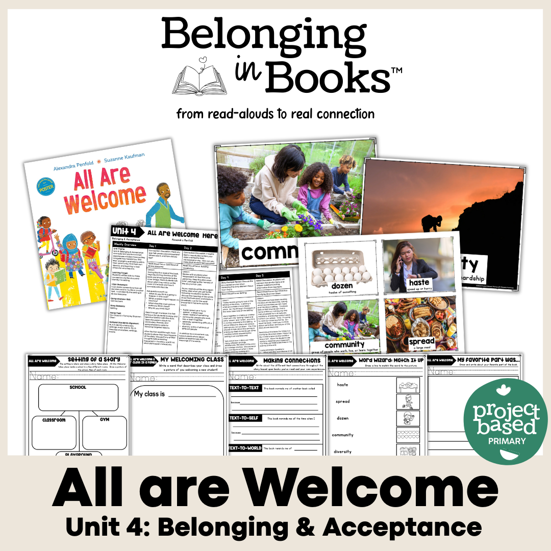 All Are Welcome Belonging in Books™ Reading Comprehension Week-Long Unit