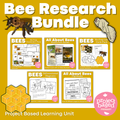 All About Bees Project Based Learning Research Bundle