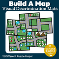 Build a Map Visual Discrimination & Listening Comprehension Puzzles