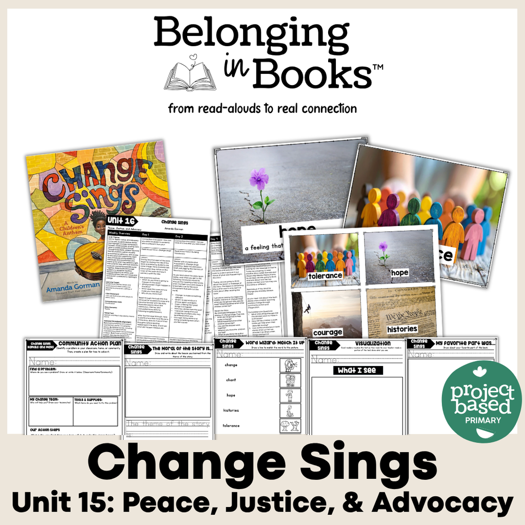 Unit 16: Peace, Justice, and Advocacy Belonging in Books™ Bundle
