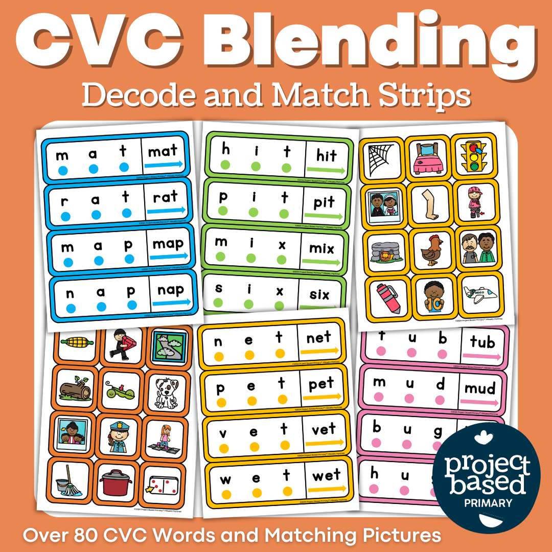CVC Blending Decode and Match Strips