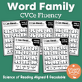 CVCe Word Family Reading Fluency No Prep Pack