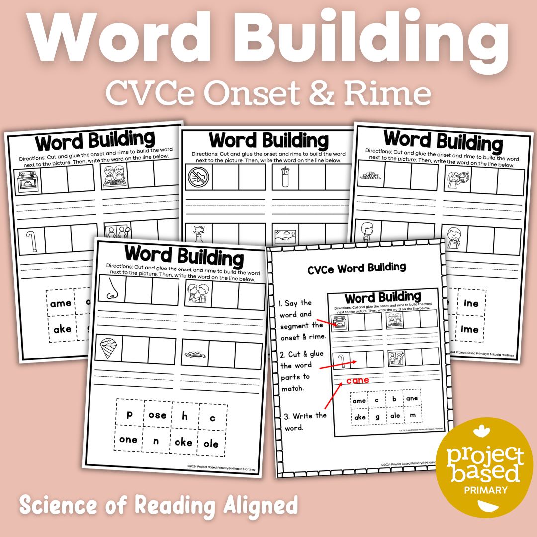 CVCe No Prep Printables Bundle