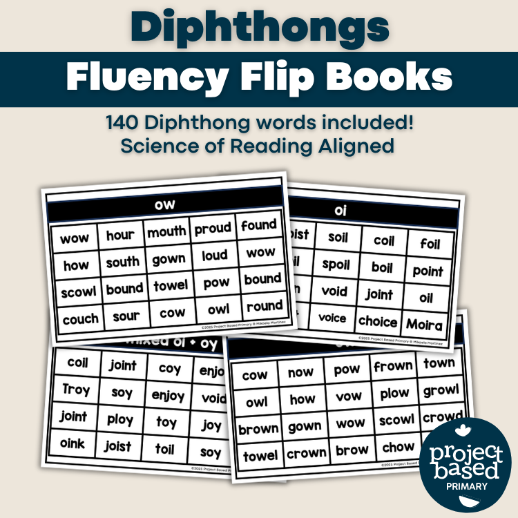 Diphthongs Fluency Flip Book