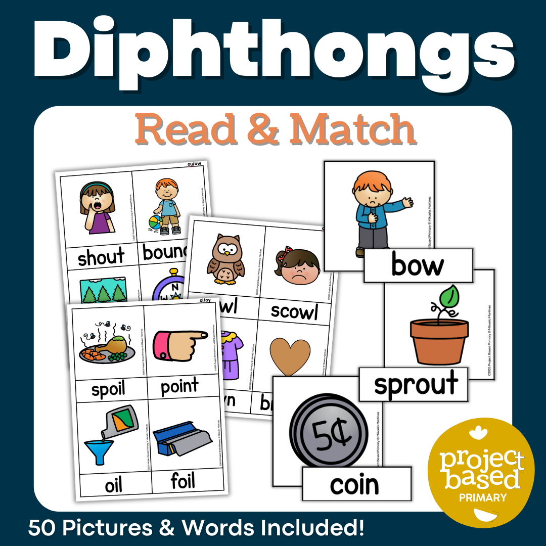 Diphthongs Read and Match