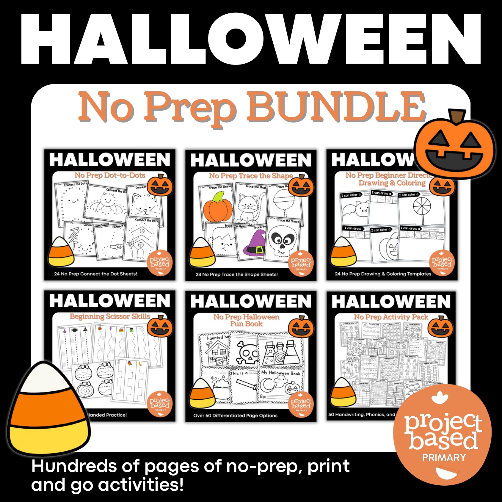 Halloween No-Prep BUNDLE