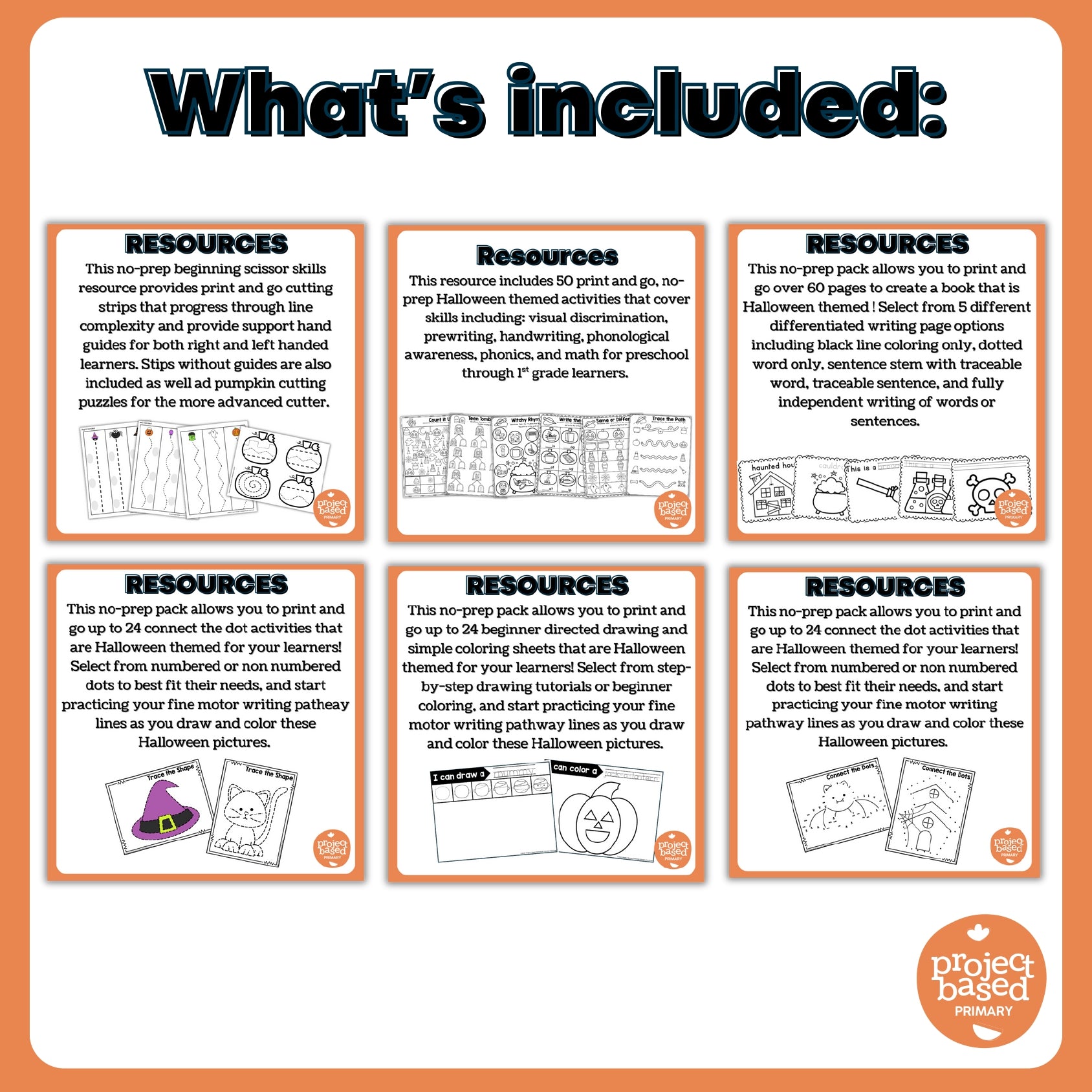 Halloween No-Prep BUNDLE