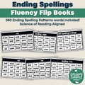 Ending Spelling Patterns Fluency Flip Book