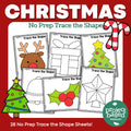 Christmas Trace the Shape No Prep Pack