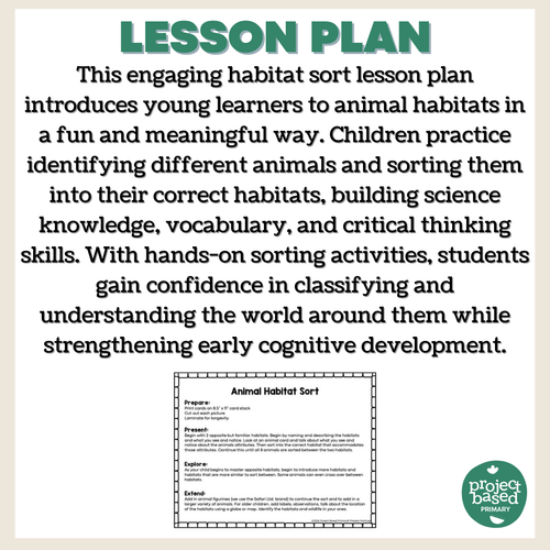 Animal Habitat Sort