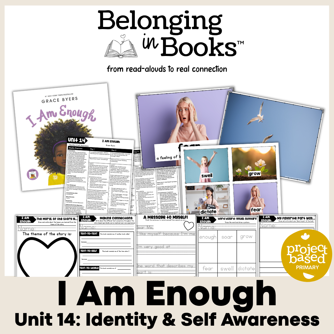 Unit 14: Identity & Self Awareness Belonging in Books™ Bundle