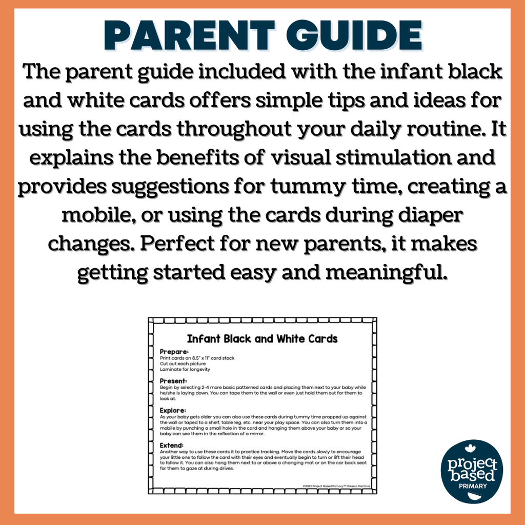 Infant Black and White High Contrast Cards