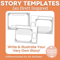 Jan Brett Story Writing Templates