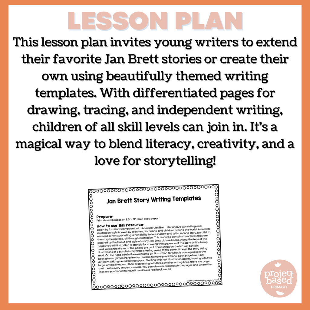 Jan Brett Story Writing Templates