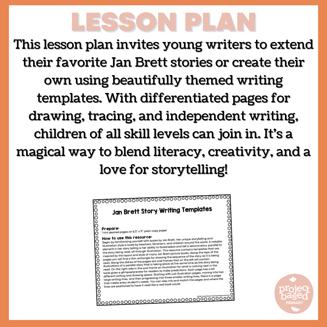 Jan Brett Story Writing Templates