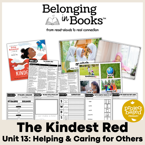 The Kindest Red Belonging in Books™ Reading Comprehension Week-Long Unit
