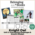 Knight Owl Belonging in Books™ Reading Comprehension Week-Long Unit