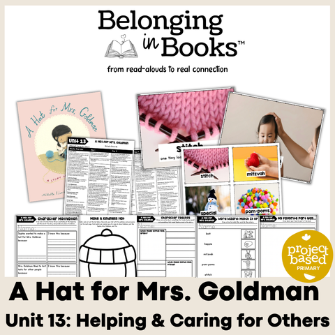 A Hat for Mrs. Goldman Belonging in Books™ Reading Comprehension Week-Long Unit