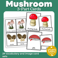 Mushroom 3 Part Cards