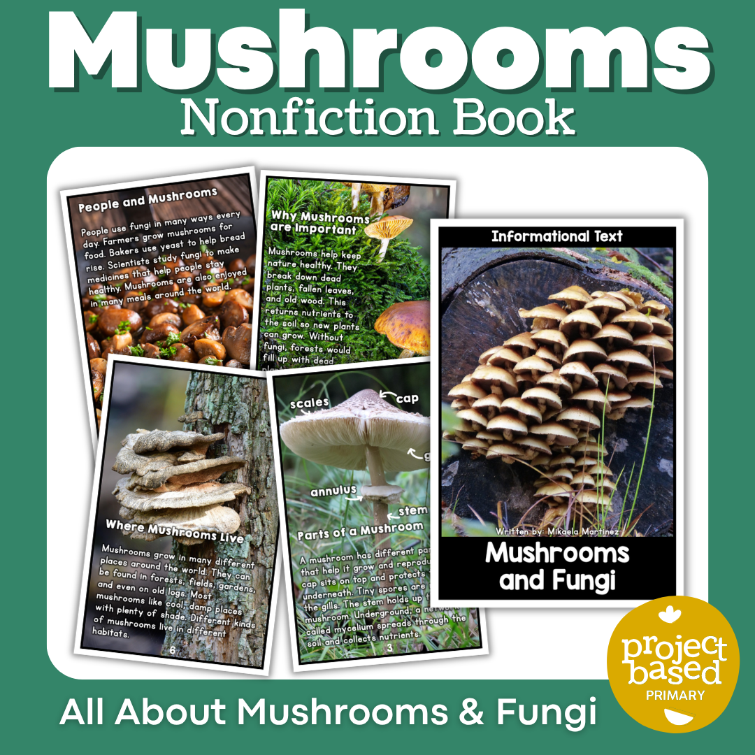 Mushroom and Fungi Nonfiction Book