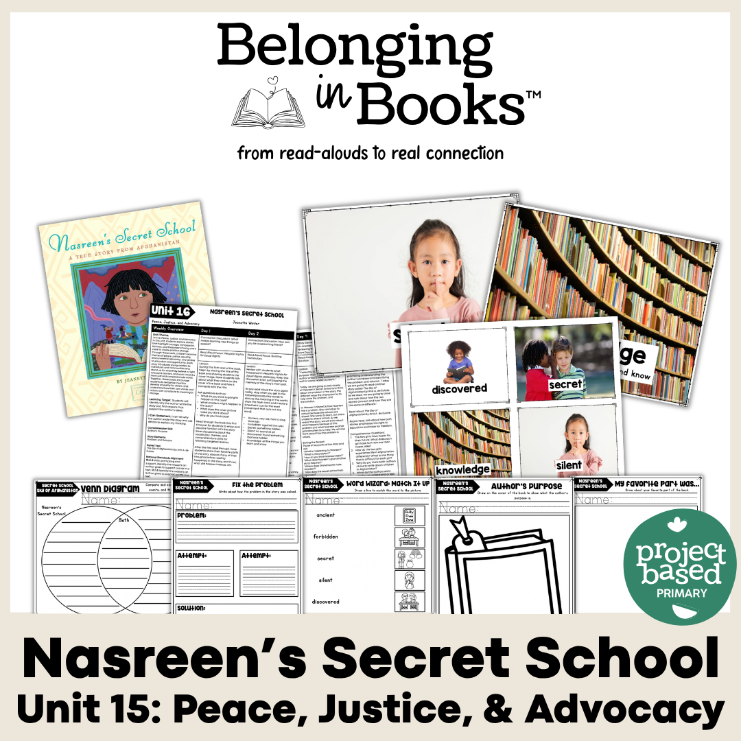 Unit 16: Peace, Justice, and Advocacy Belonging in Books™ Bundle