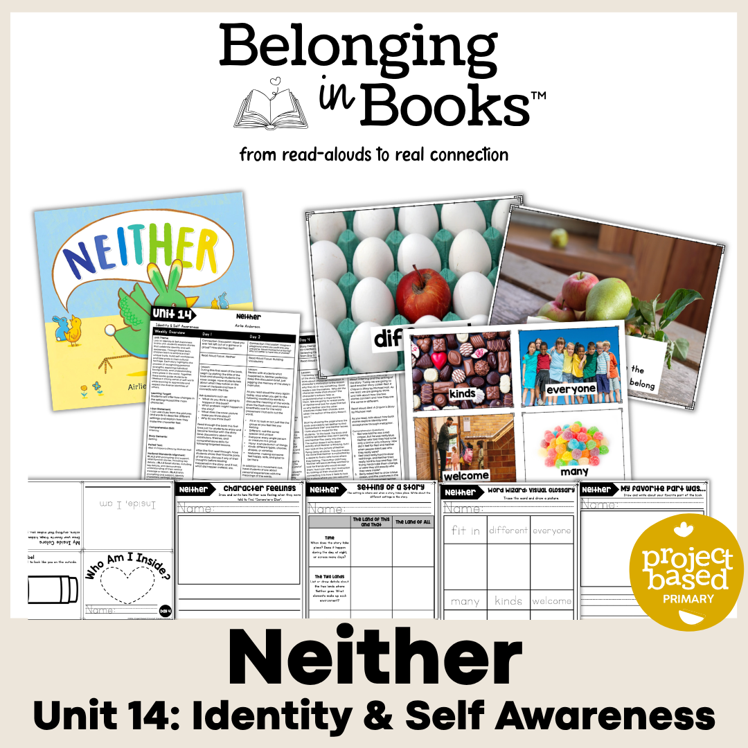 Neither Belonging in Books™ Reading Comprehension Week-Long Unit