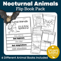 Nocturnal Animal Flip Books