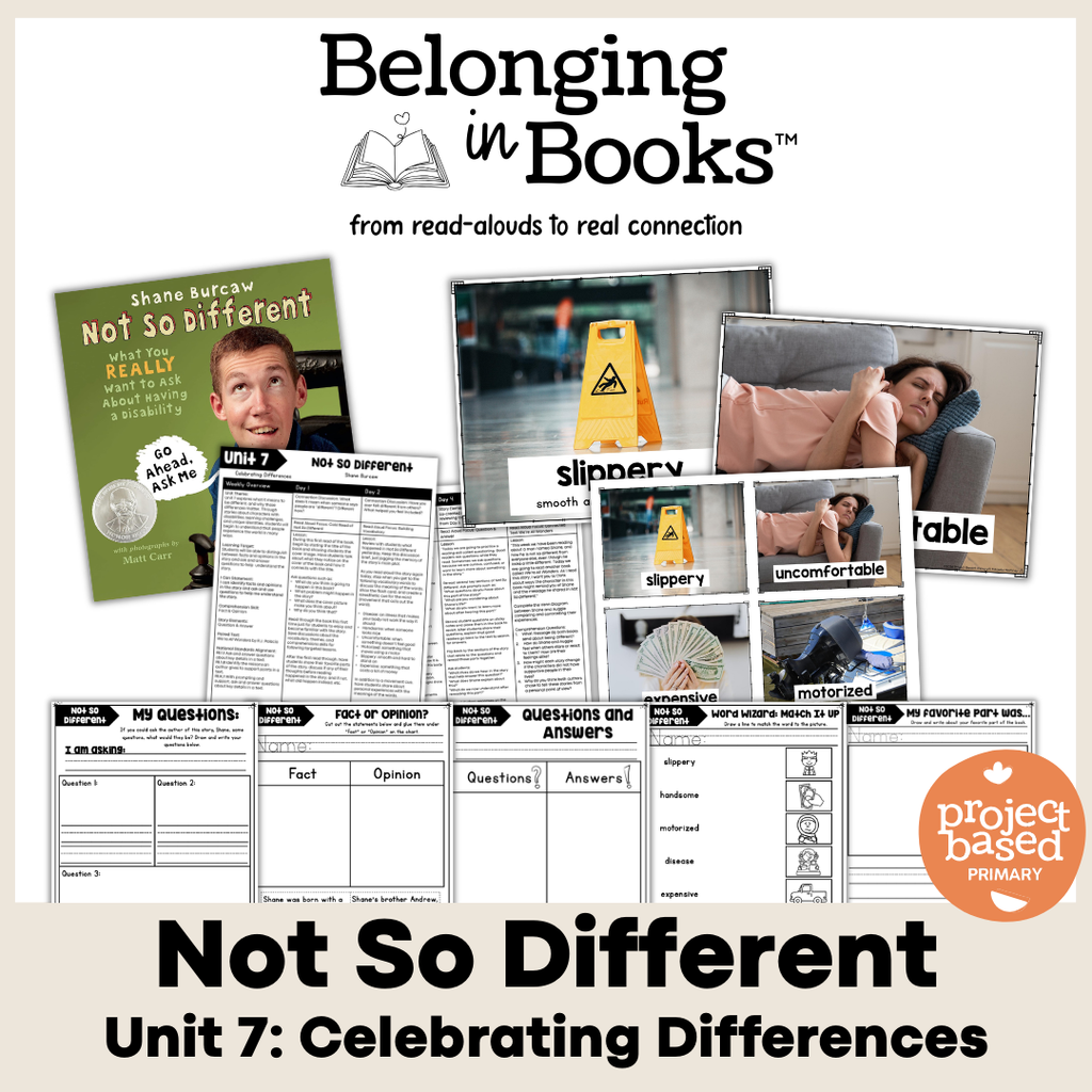 Unit 7: Celebrating Differences Belonging in Books™ Bundle