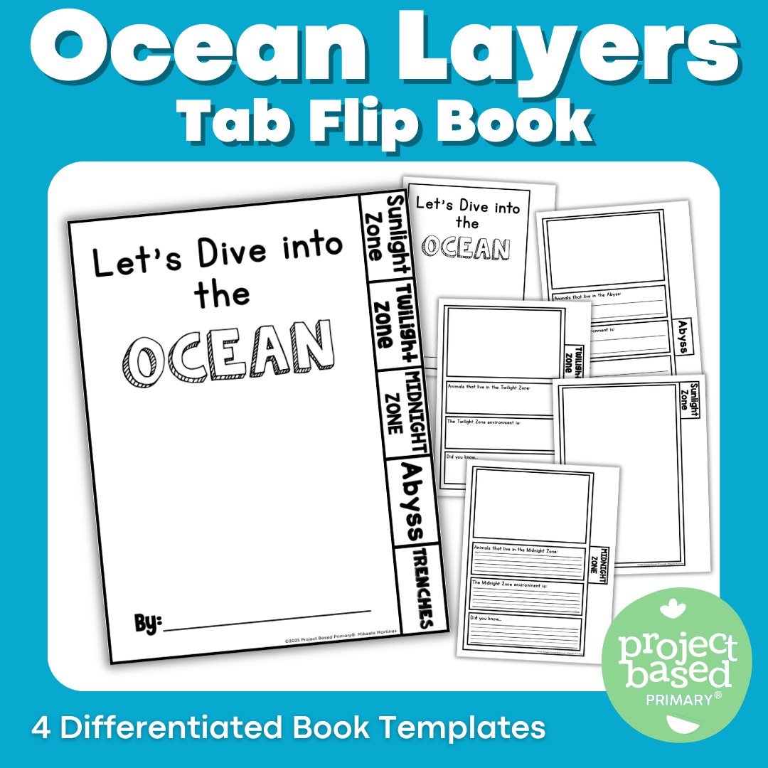 Ocean Layer Tab Flip Book