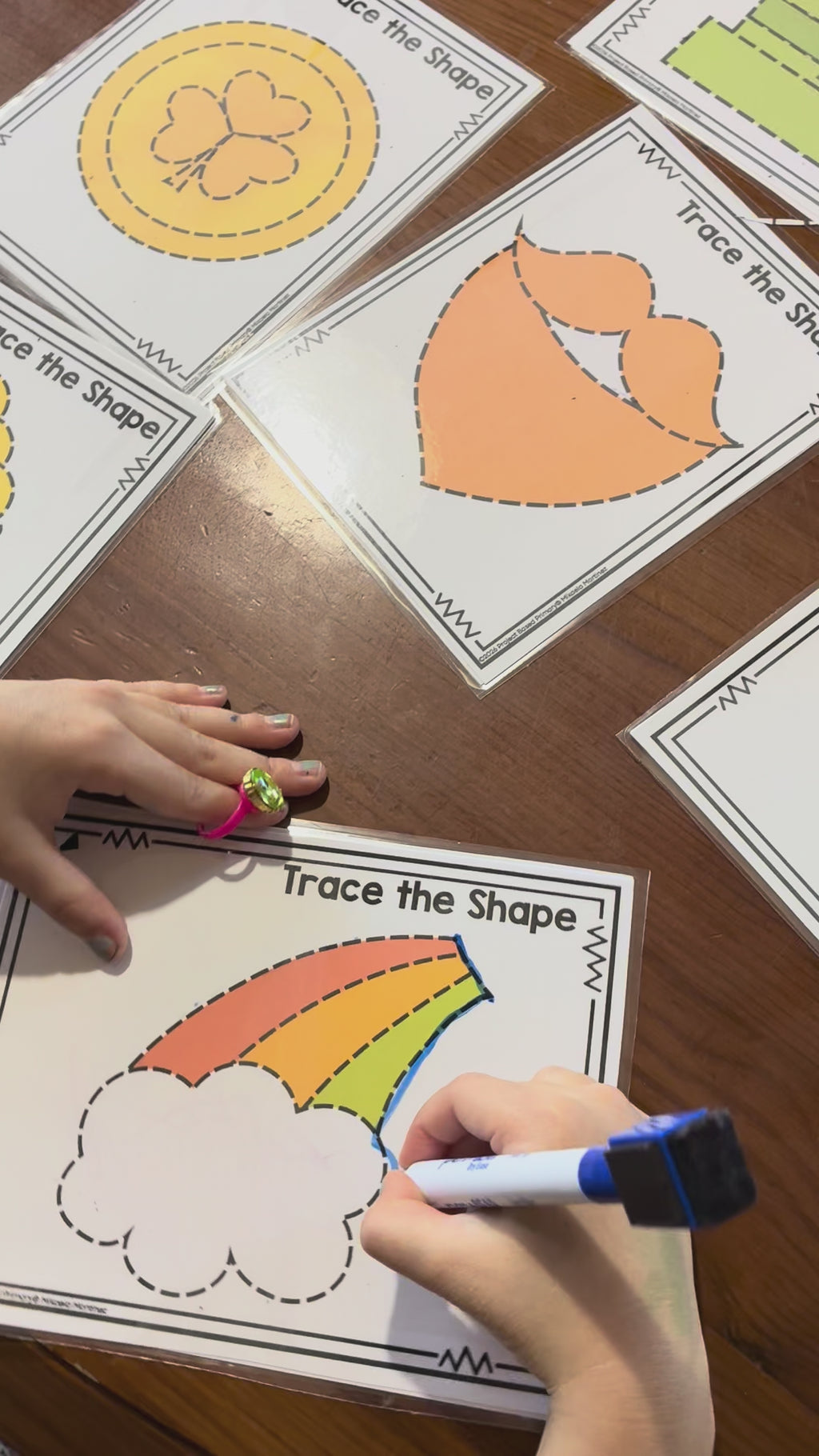 St. Patrick's Day Trace the Shape No Prep Pack