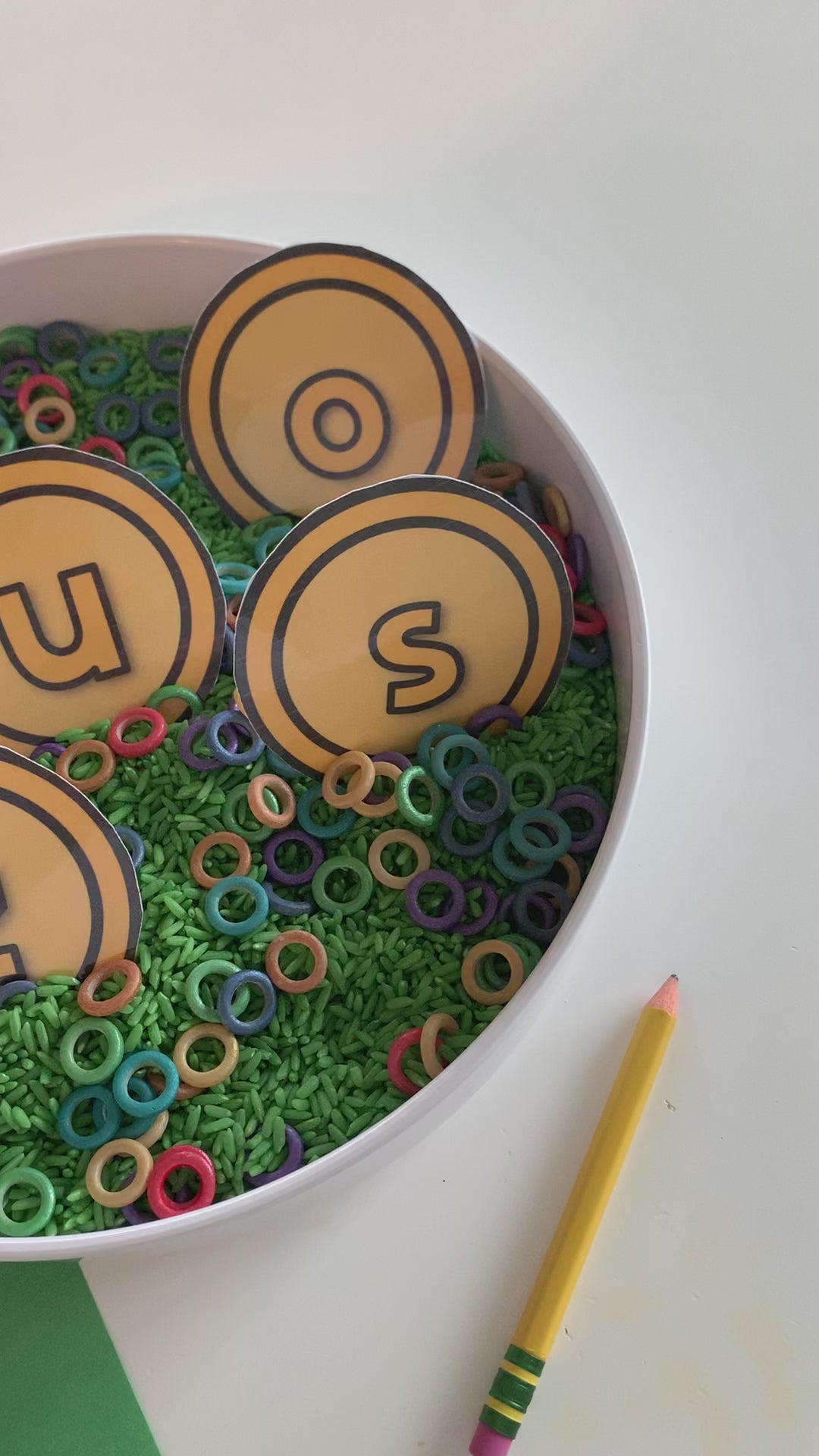 St. Patrick's Day Gold Coin Alphabet