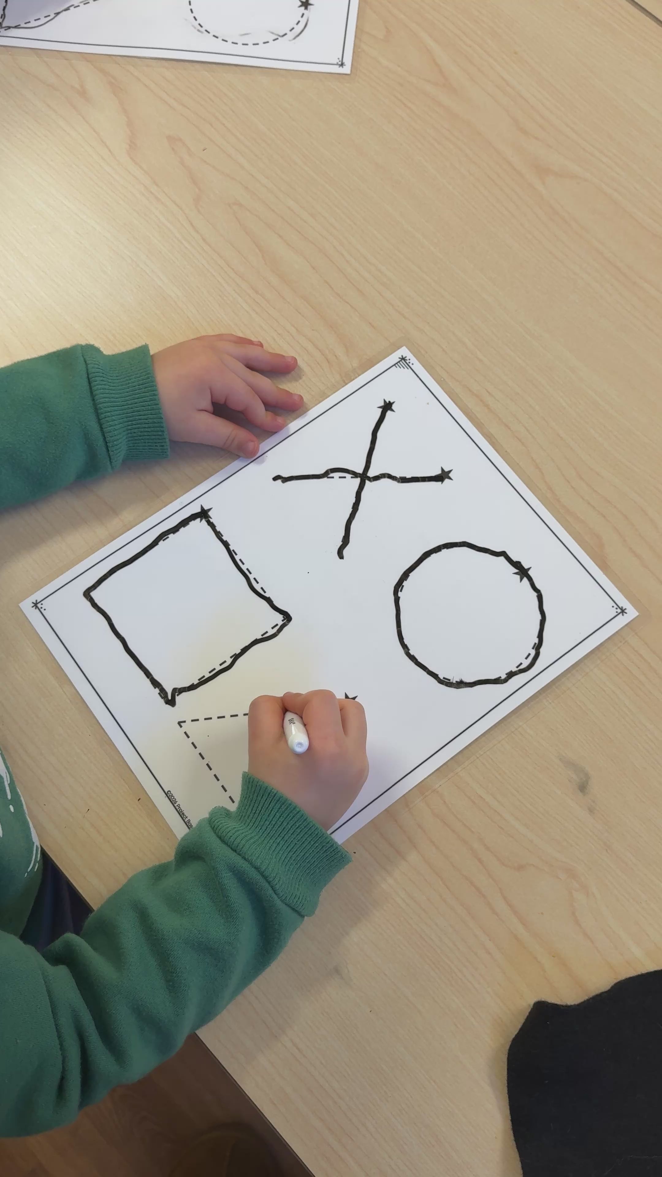 Prewriting Pathway Quick Practice Sheet