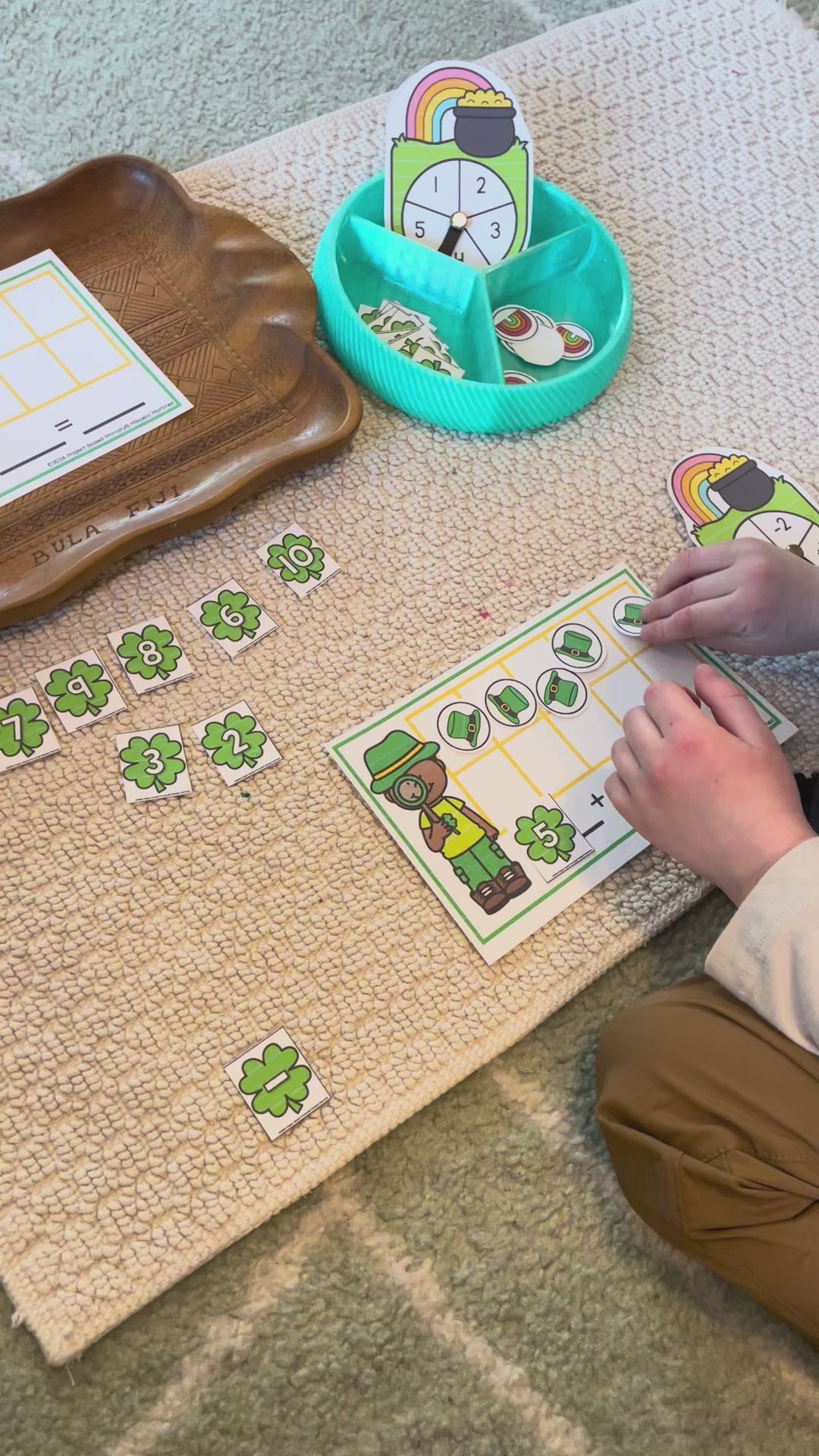 St. Patrick's Day Addition & Subtraction