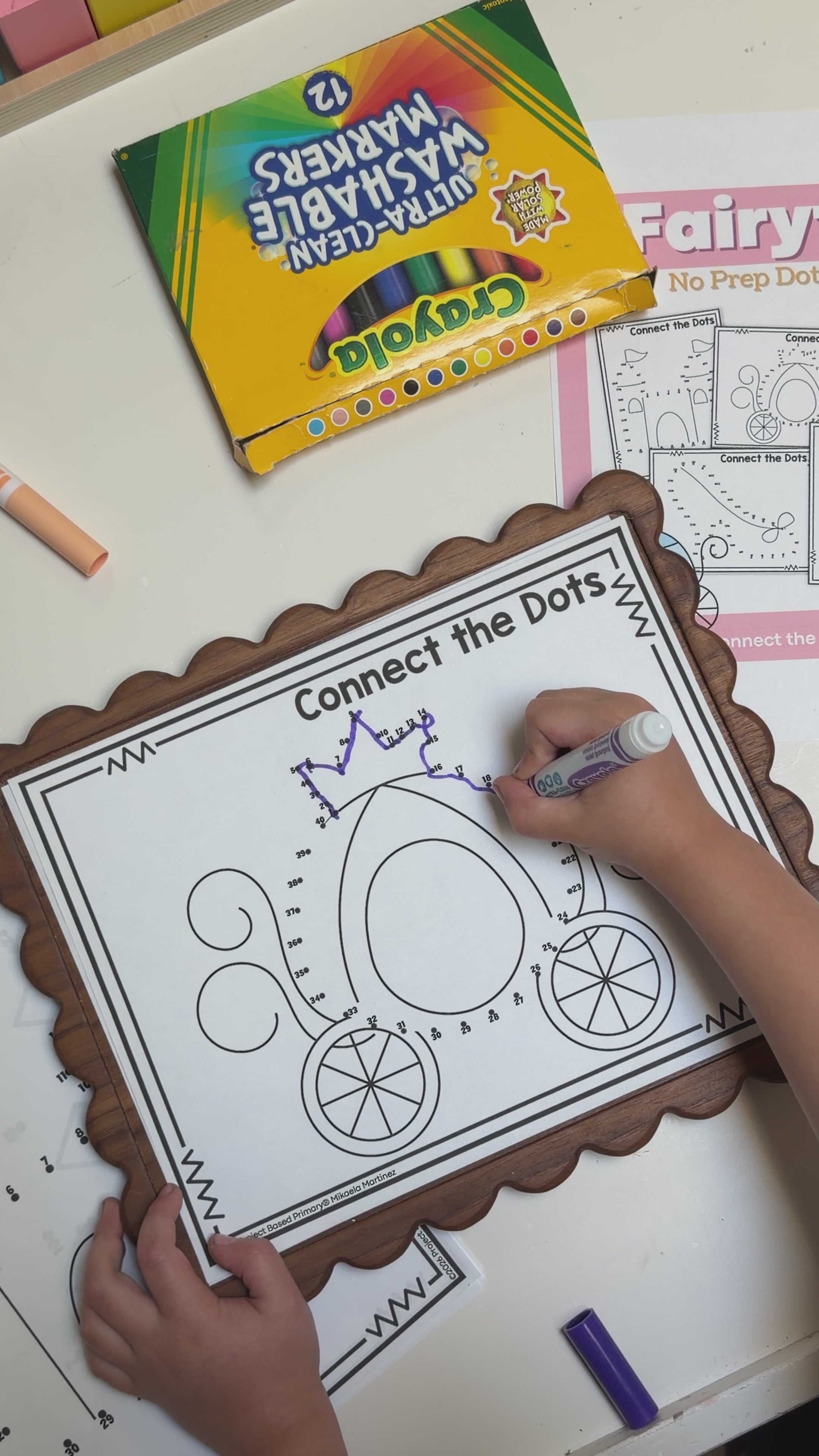 Fairytale Dot-to-Dot Connect-the-Dot No Prep Pack