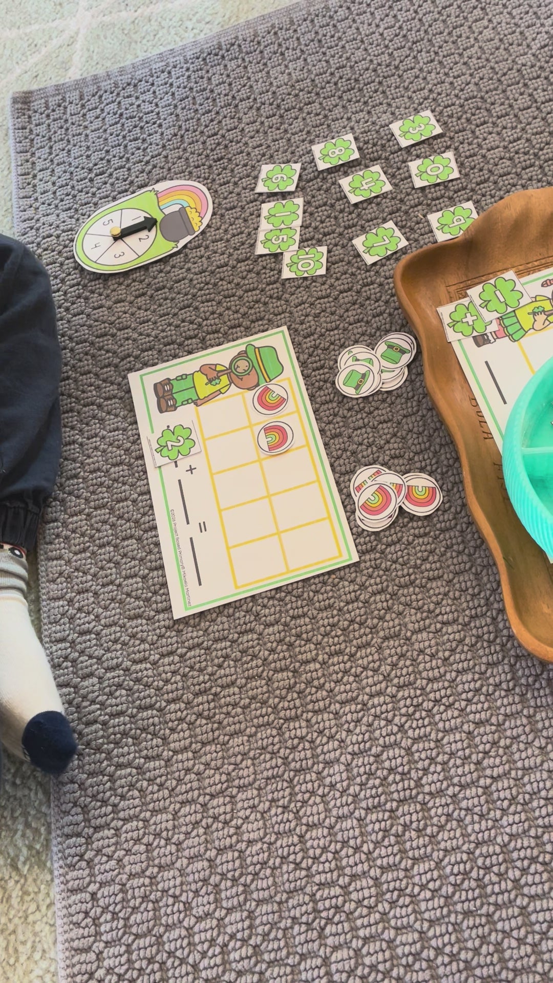 St. Patrick's Day Addition & Subtraction