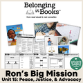 Ron's Big Mission Belonging in Books™ Reading Comprehension Week-Long Unit