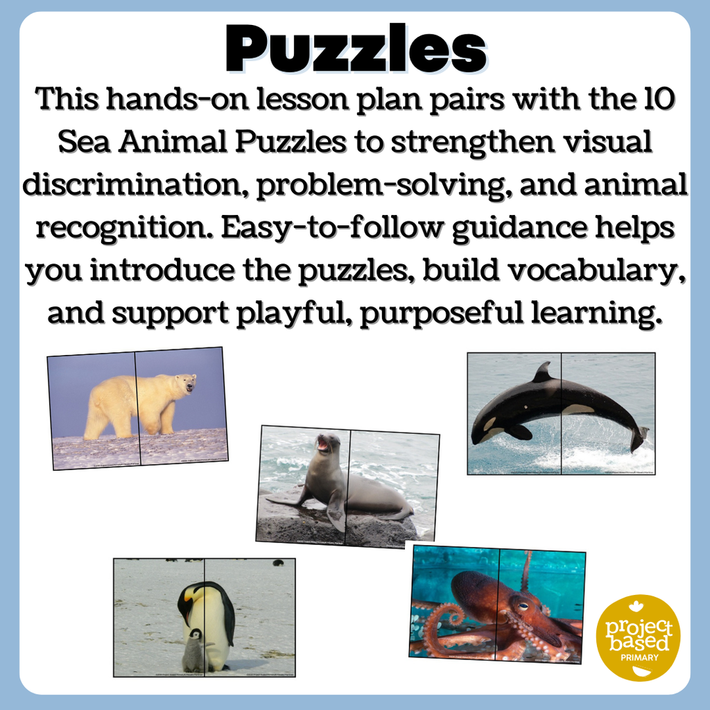 Sea Animal 2 Part Puzzles
