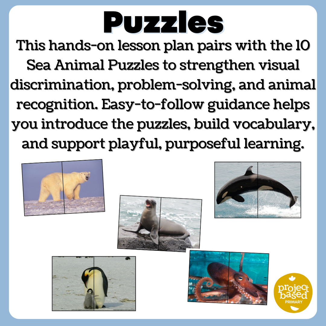 Sea Animal 2 Part Puzzles