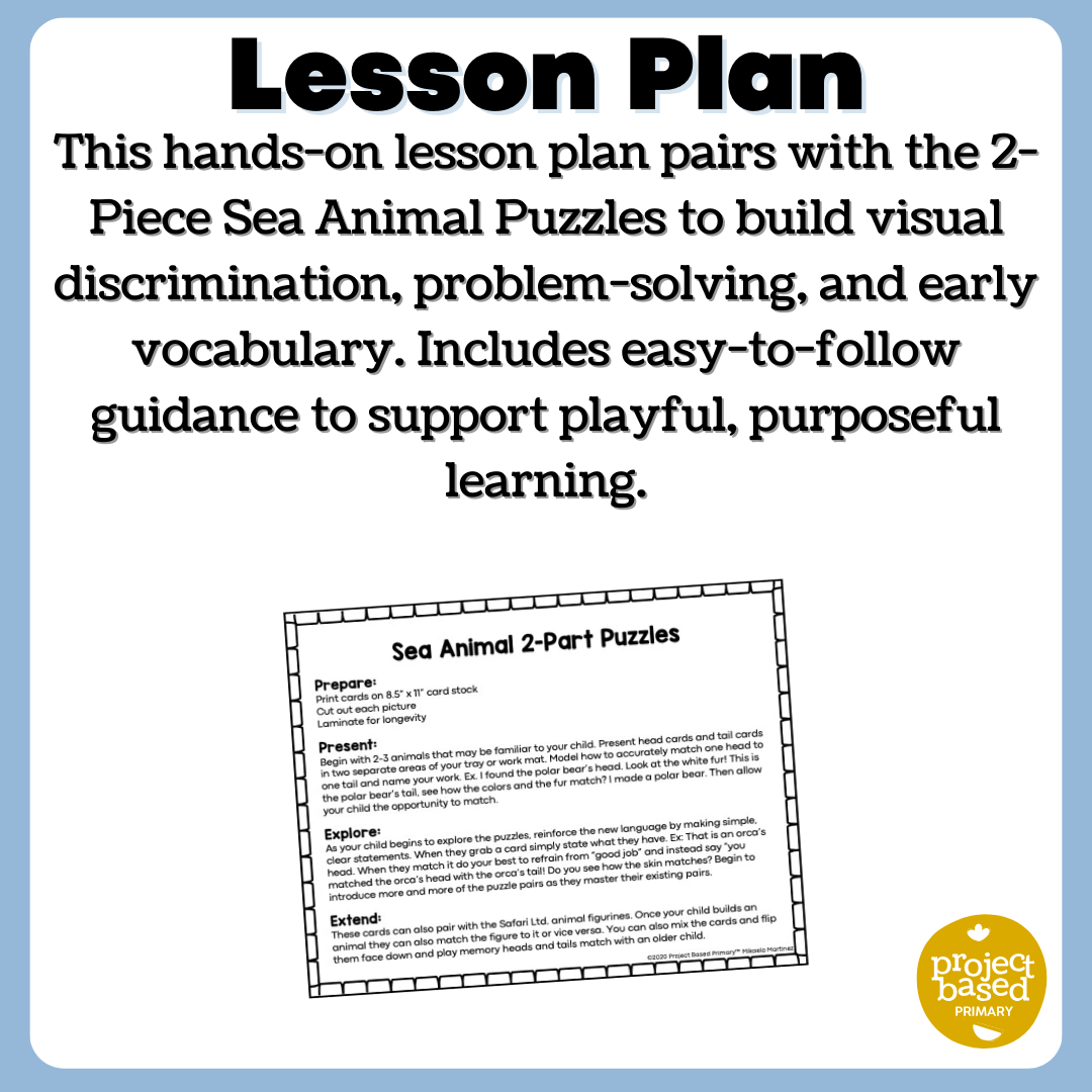 Sea Animal 2 Part Puzzles