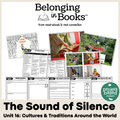 The Sound of Silence Belonging in Books™ Reading Comprehension Week-Long Unit